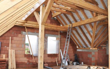 Saddle Street attic trusses